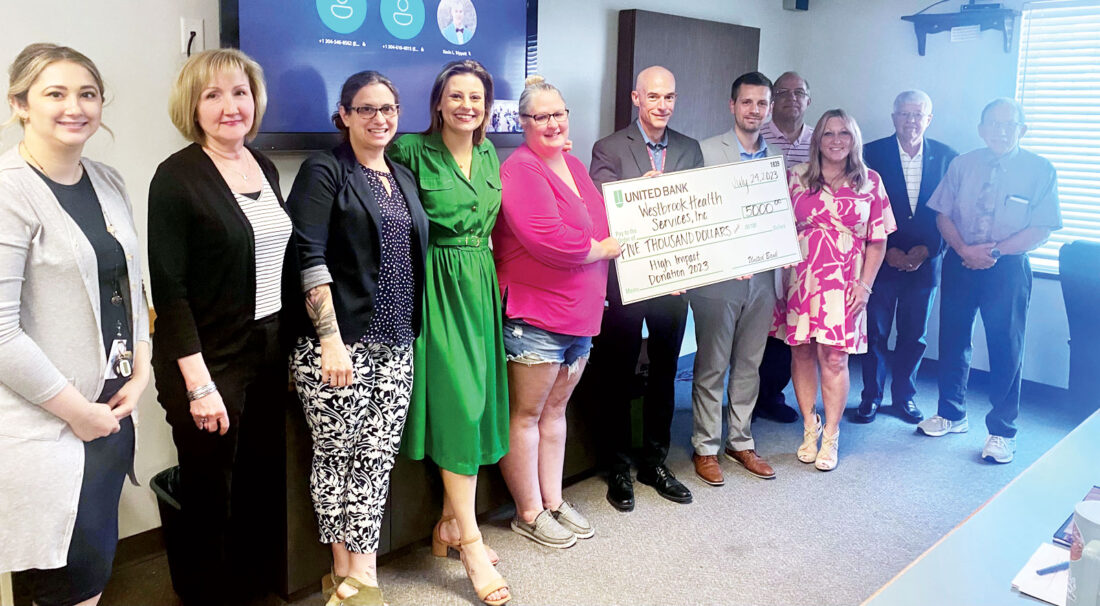 United Bank donates 5K to Westbrook Health Services News, Sports